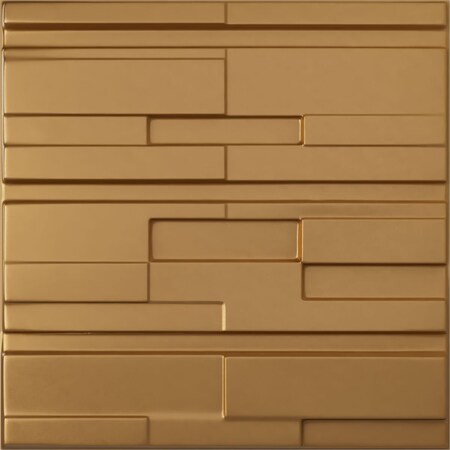 Ekena Millwork 19 5/8in. W x 19 5/8in. H Offset Brick EnduraWall Decorative 3D Wall Panel Covers 2.67 Sq. Ft. WP20X20OBBGL